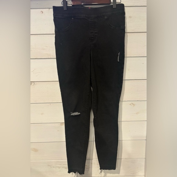 SPANX Black Skinny Jeans with Stretch Fit - Picture 10 of 11